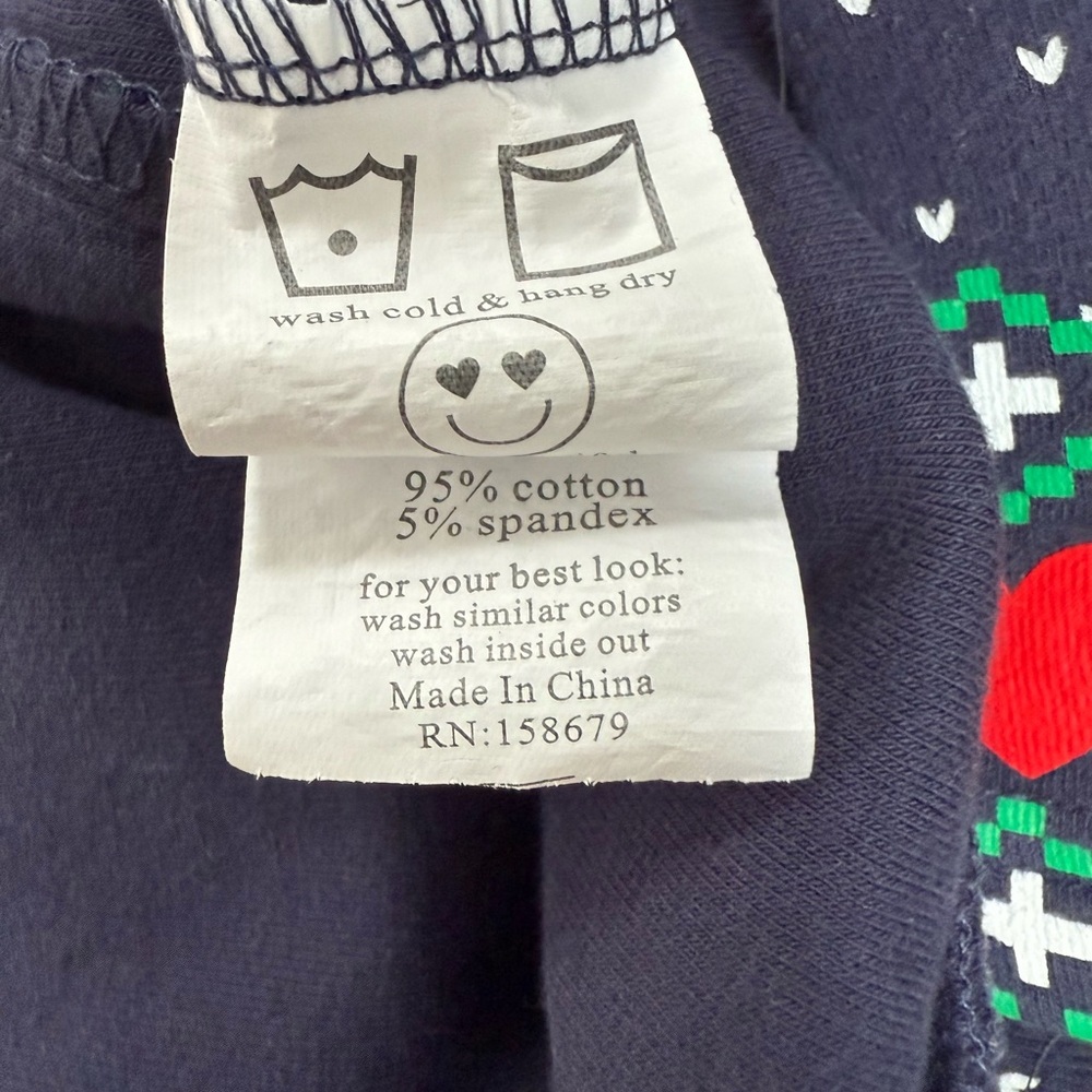 AMPERSAND AVE Navy Hoodie with Reindeer and Heart Design - Picture 6 of 7